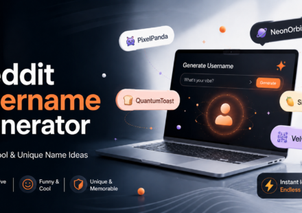 Reddit username generator ideas showing funny cool and aesthetic Reddit name examples