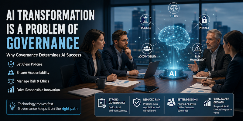 AI transformation is a problem of governance in modern organizations