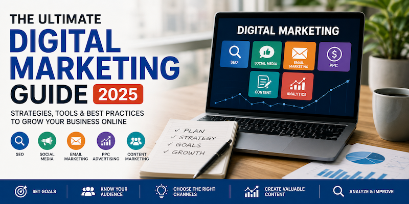 Digital marketing guide Gonzay.com strategy planning dashboard