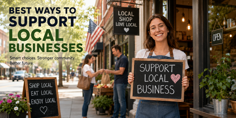 Best ways to support local businesses in your community