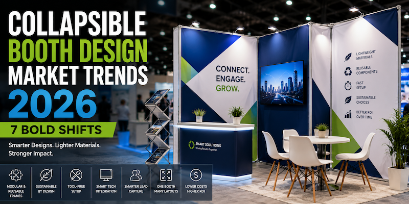 Collapsible Booth Design Market Trends 2026: 7 Bold Shifts