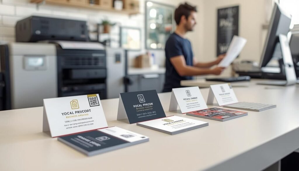 Professional business cards Easton MD used for local business networking and branding