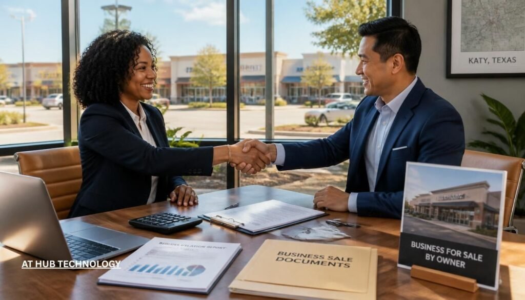 Katy TX business for sale by owner buyer and seller negotiation.